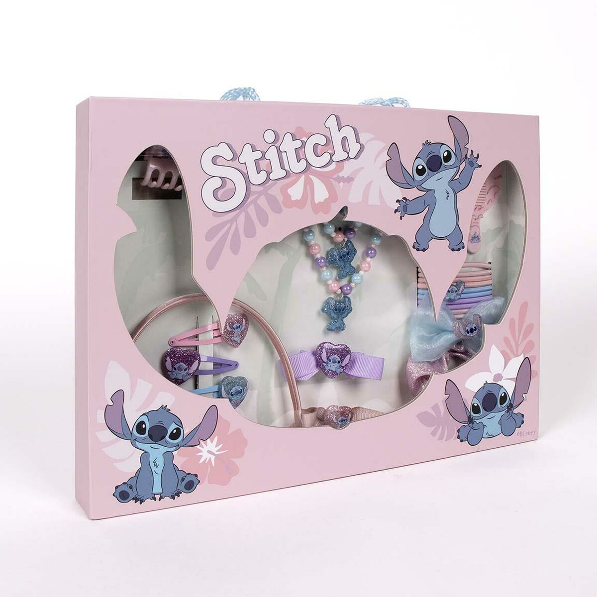 Accesorios para el Pelo Stitch Rosa 24 Piezas